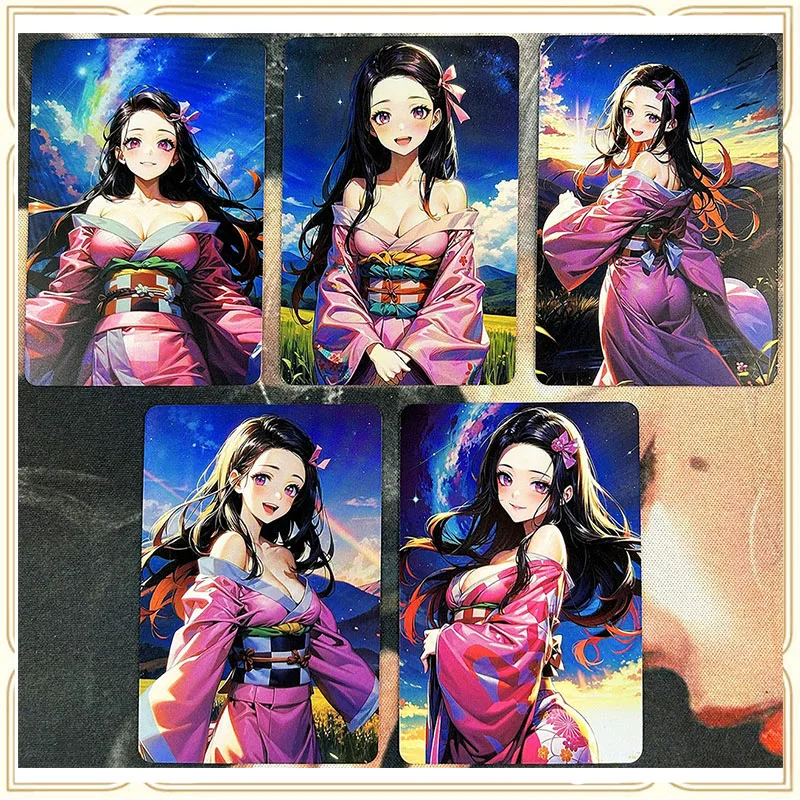 

Anime Goddess Story DIY ACG Fine Sexy Card Kamado Nezuko Kochou Shinobu Collection Card Boy Toy Christmas Birthday Gift