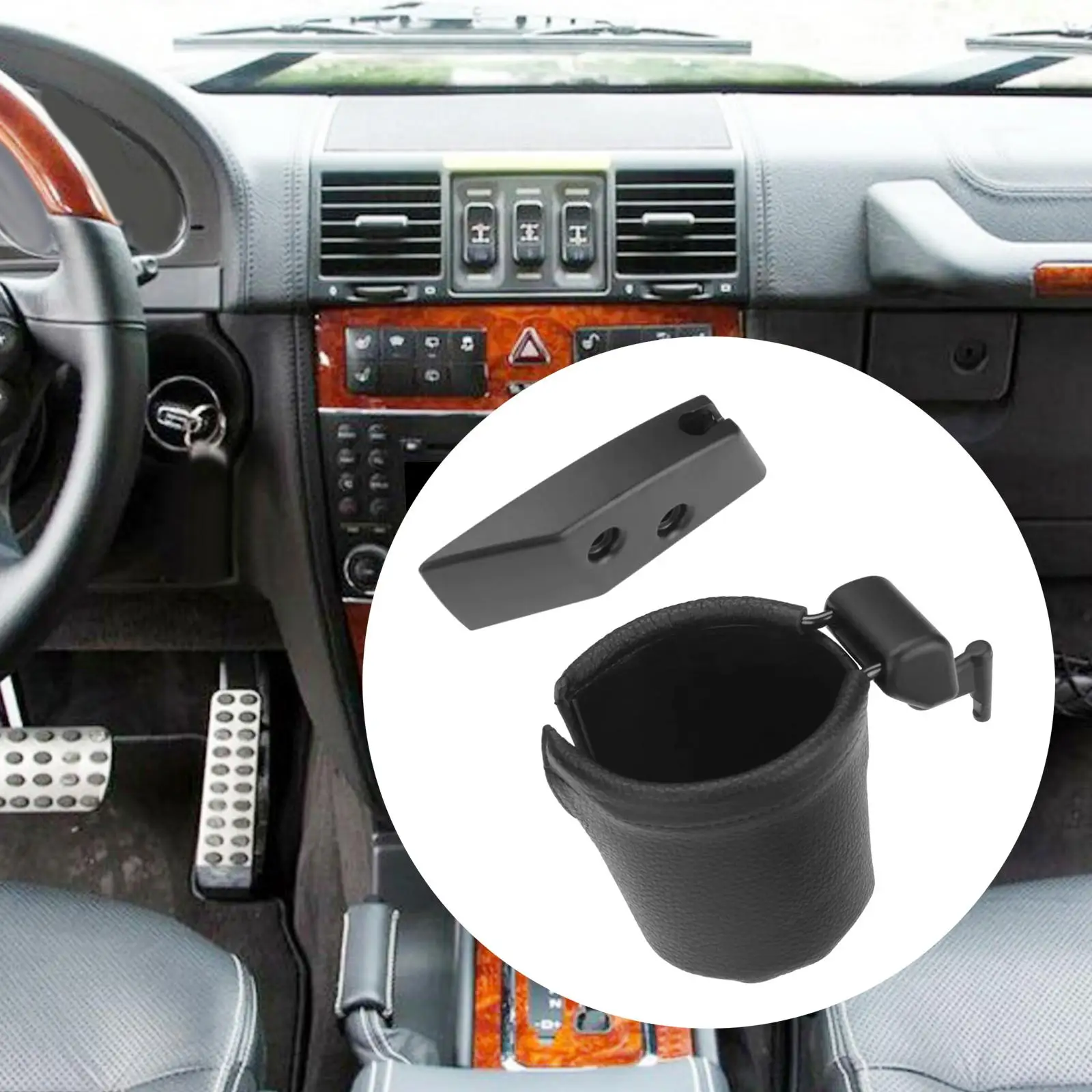 

Center Console Cup Holder Easy to Install 46368024919040 Replace High Performance for W463 G500 Automotive Accessories