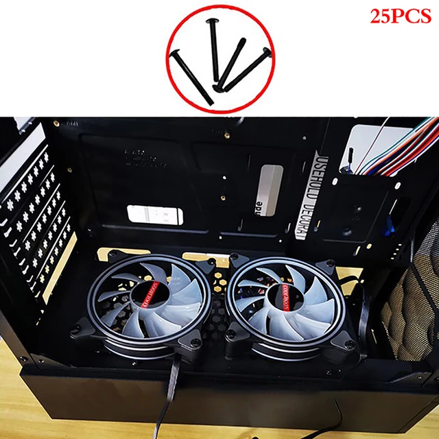 25 teile/satz 6 #-32x30mm Lange Phillips Flach Kopf Montieren Schraube Für  PC Fall Video Karte kühler Kühler Wasser Kühlung Fan DIY Computer -  AliExpress