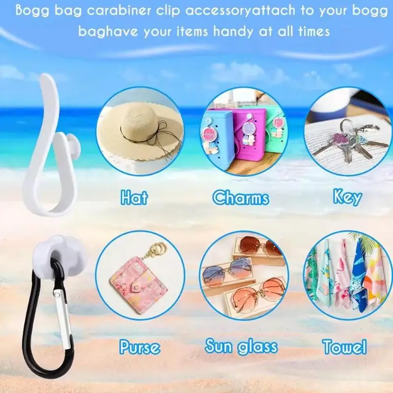 Kit di accessori 3 pezzi, gancio portatile, moschettone portachiavi e portabicchieri, parti di ricambio per uso quotidiano all'aperto - immagine 3