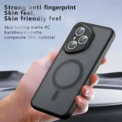 For Honor Pro Magnetic Magsafe Charging Lens Protection Case (Matte)