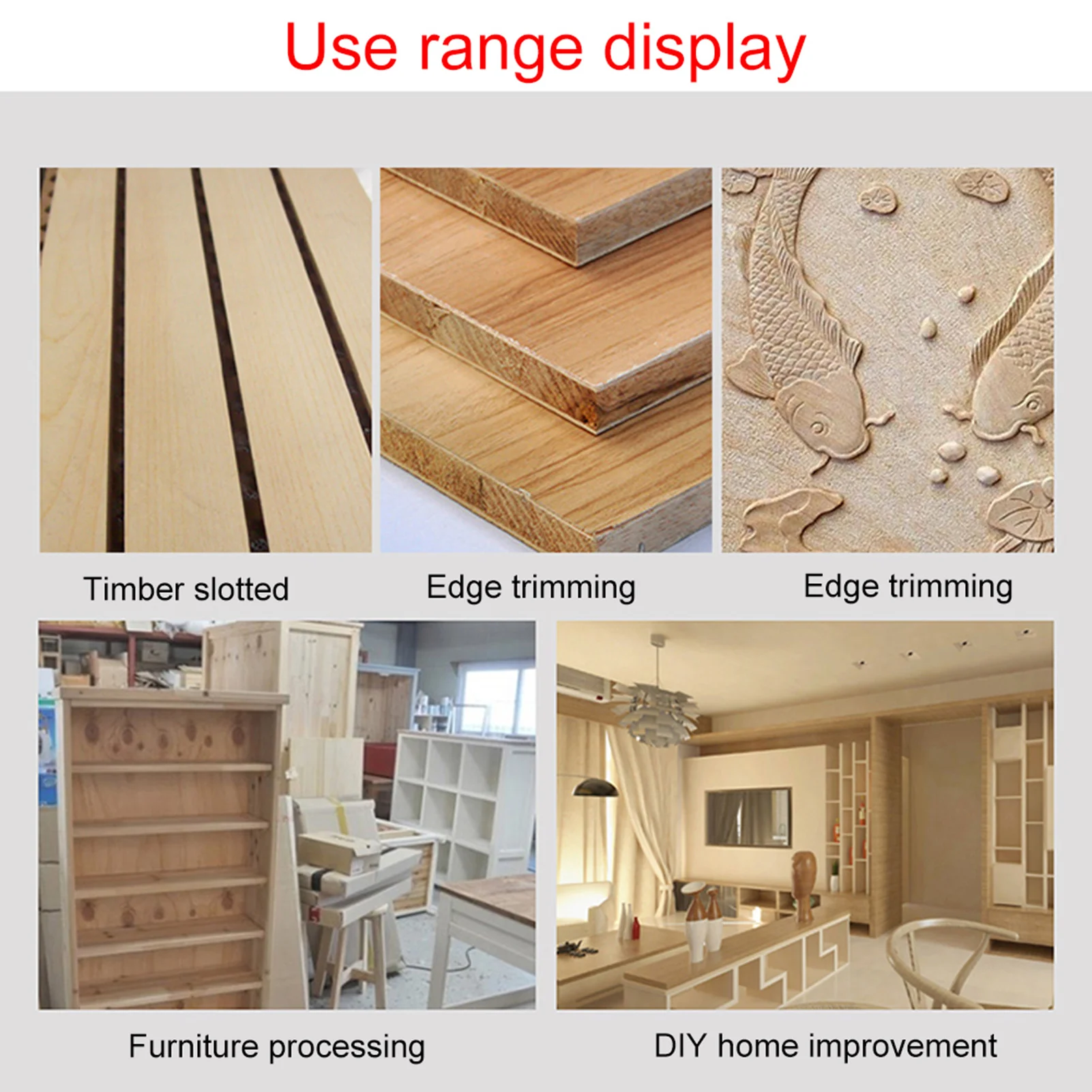 30000R/MIN Electric Hand Trimmer Wood Laminator Router Tool Set Wood Laminator Router Electric Hand Trimmer Woodworking Tools 2