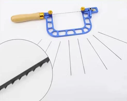 Lame Per Seghetto Da Traforo 12 Pezzi - 127x0.28x0.65mm 25 TPI Per Legno, Alta Qualità Svizzera - Foto 13