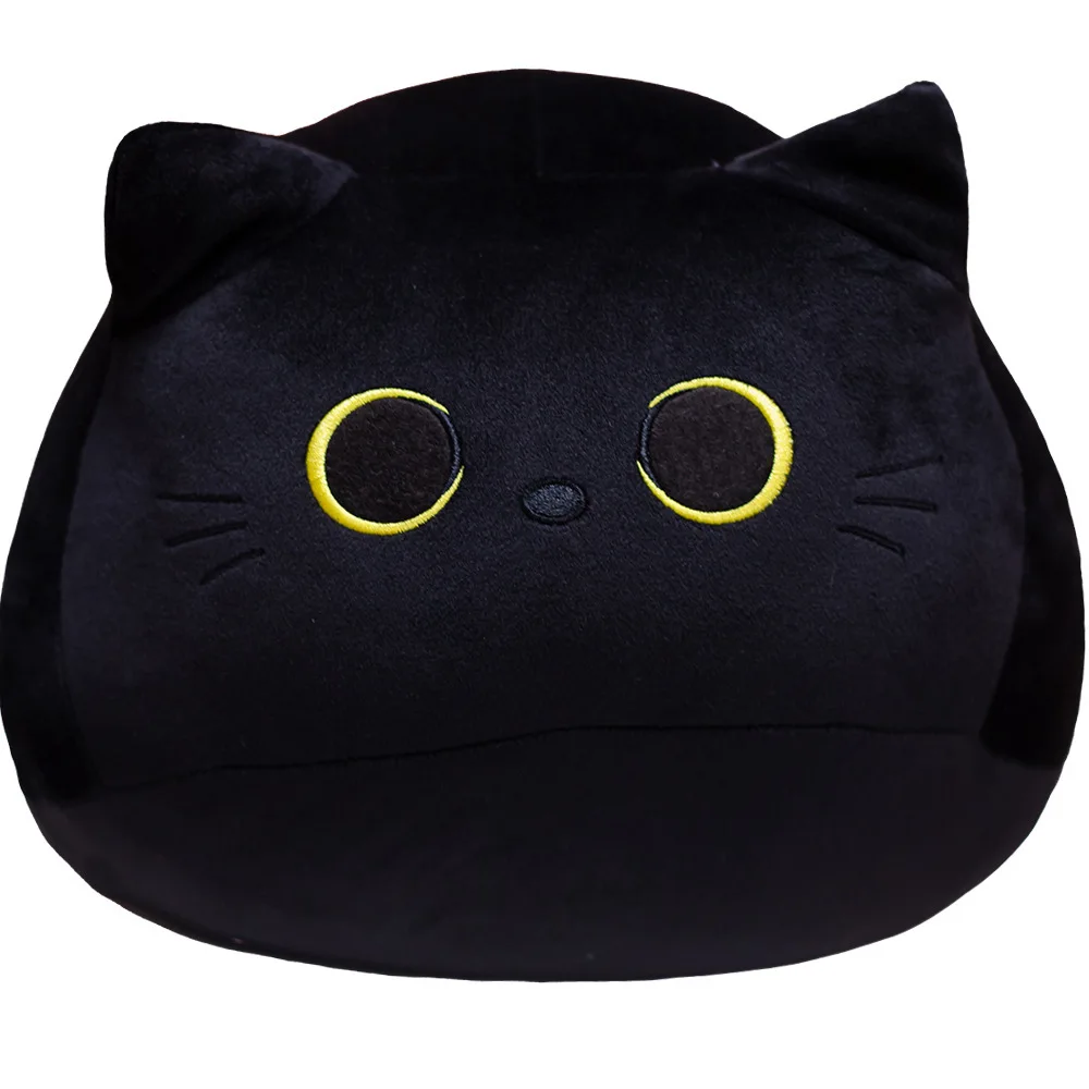 

10CM Black Cat Pillow Plush Doll Cute and Cuddly Cat Plush Toys Plushie Stuffed Toys Children's Plushie Stuffed Toys Best Gifts