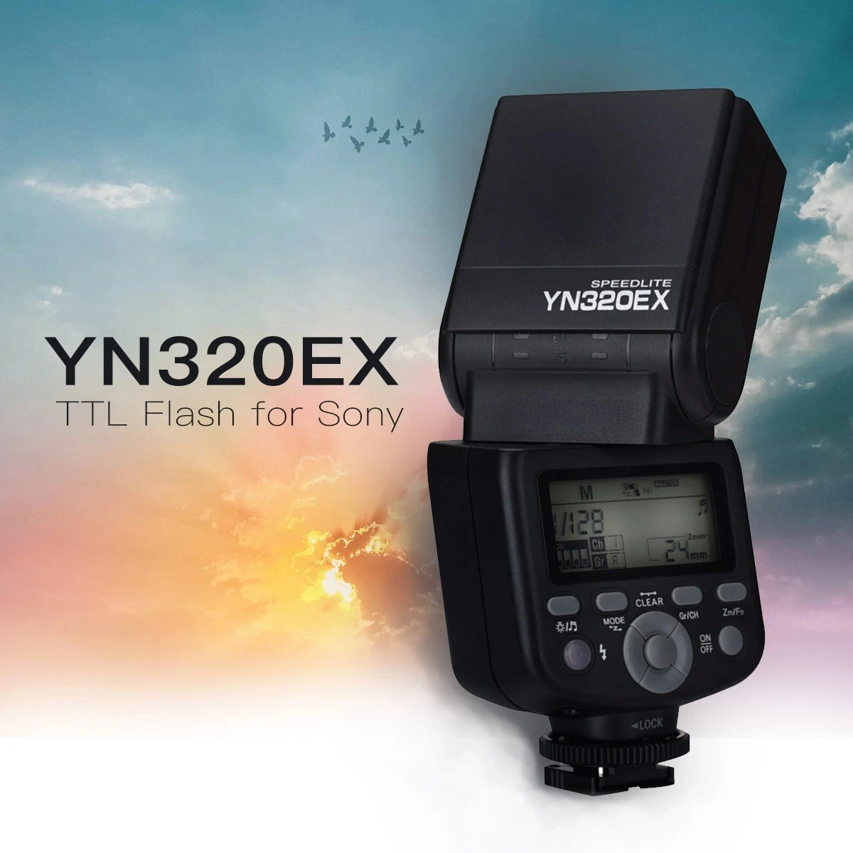 Yongnuo YN320EX Camera Flash High Speed Sync TTL Speedlite for Sony a9