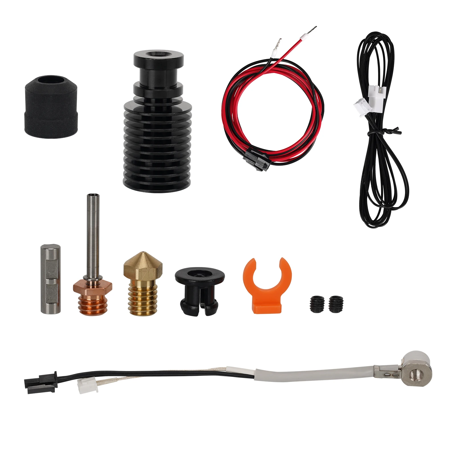 Rampas-hotend Núcleo de Aquecimento de Cerâmica m6 Rosca Suave v6 Hotend Ender Cr10 Direct Drive Bowden Ddb Extrduer - Imagem 2