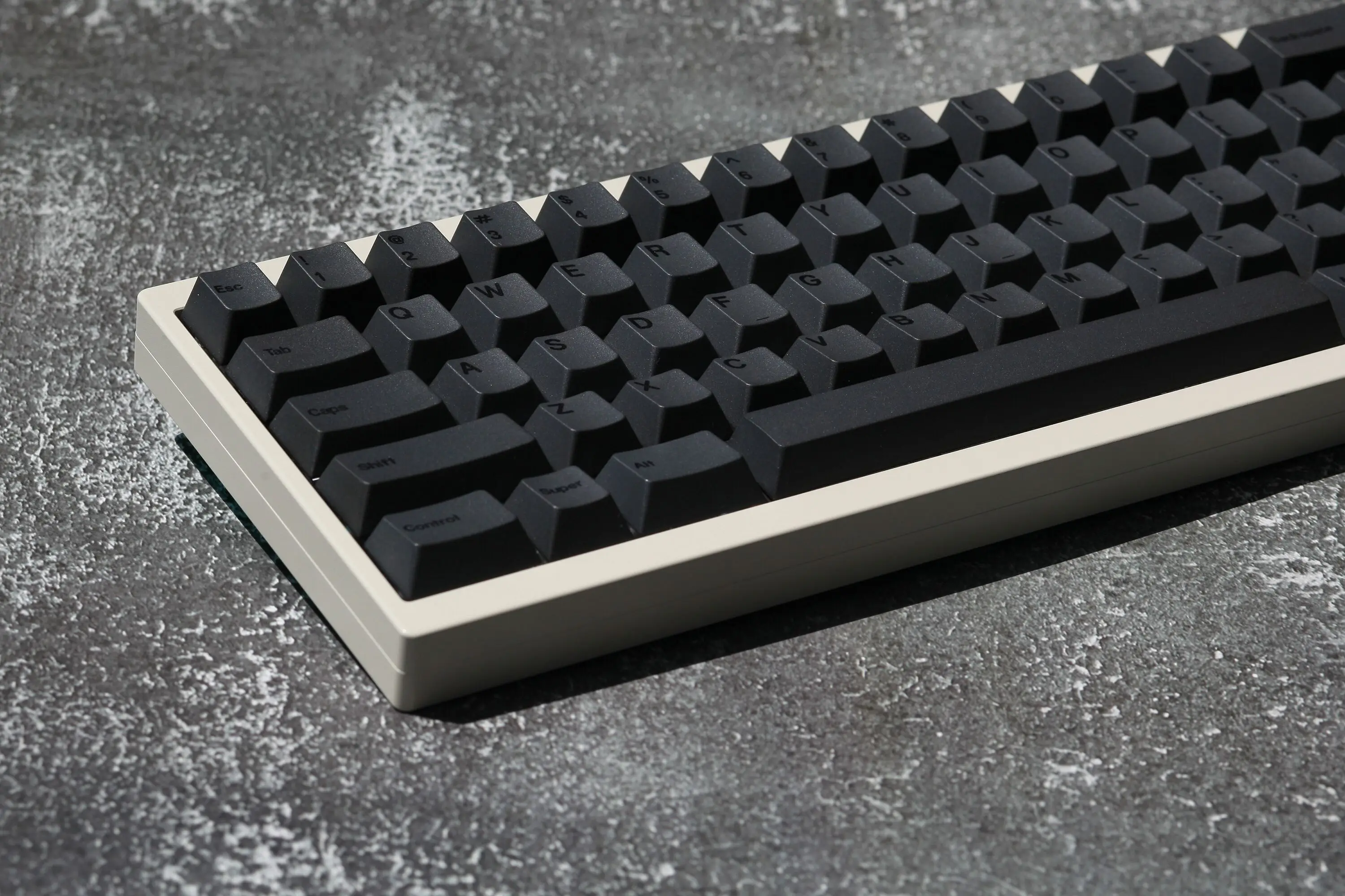 Conjunto Completo de Keycaps para Teclado Mecânico Keycaps Keycaps Shenpo Preto no Preto Perfil Cereja Pbt Dye Sub - Imagem 2