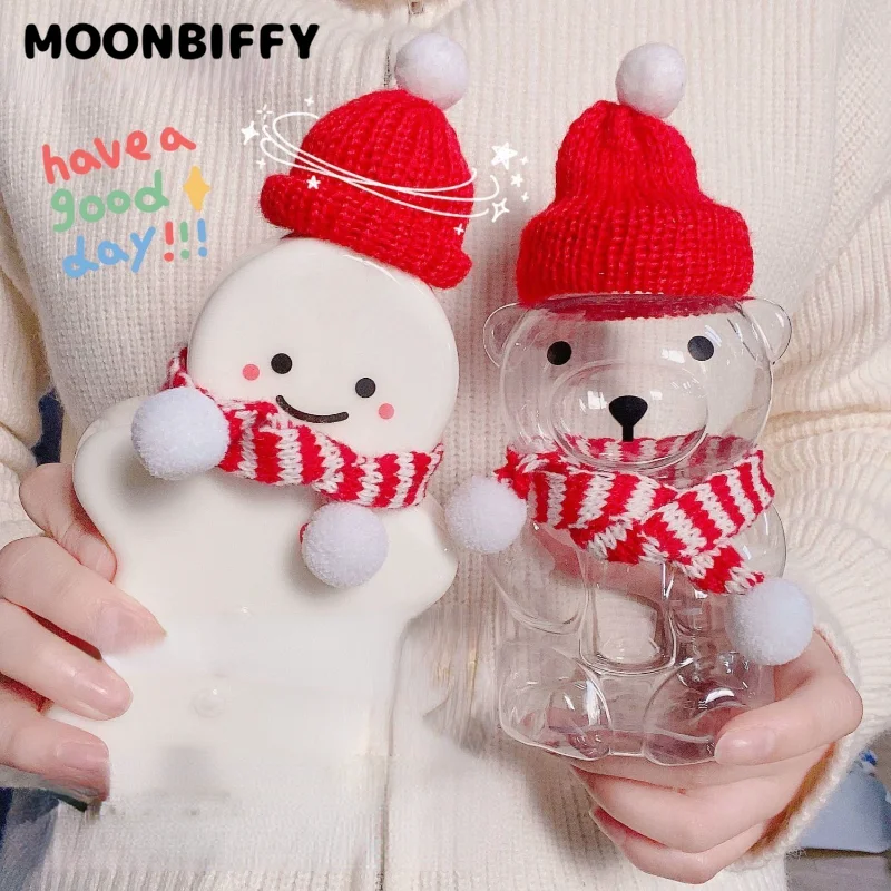 500ML Christmas Stainless Steel Water Bottle Vacuum Insulated Sports Water  Bottles Couples Cup Santa Claus Xmas New Year Gifts - AliExpress