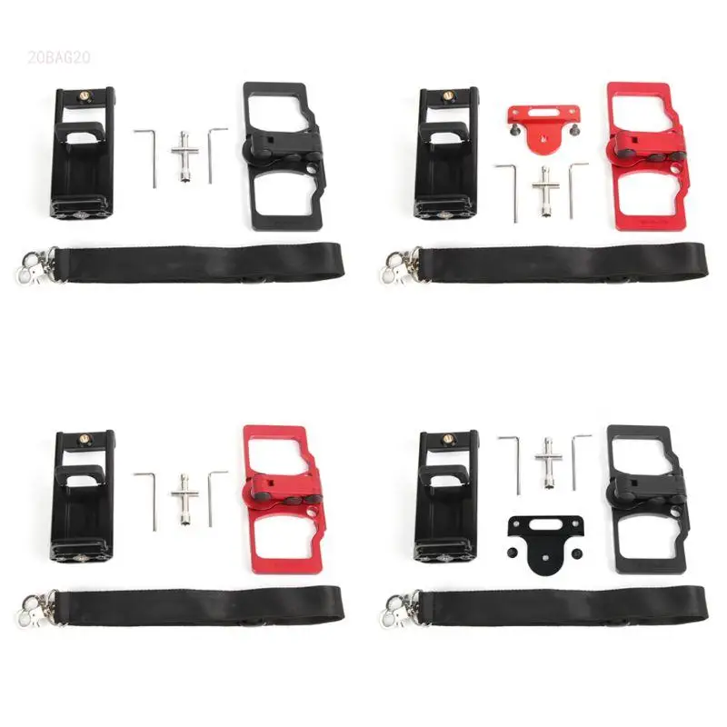 

High-stability Folding Bracket Smartphone Tablet Stand Metal Shoulder Strap