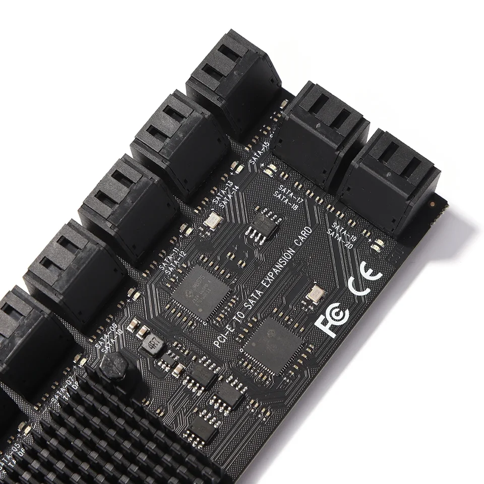SATA Expansion Card with 20 Ports High Speed