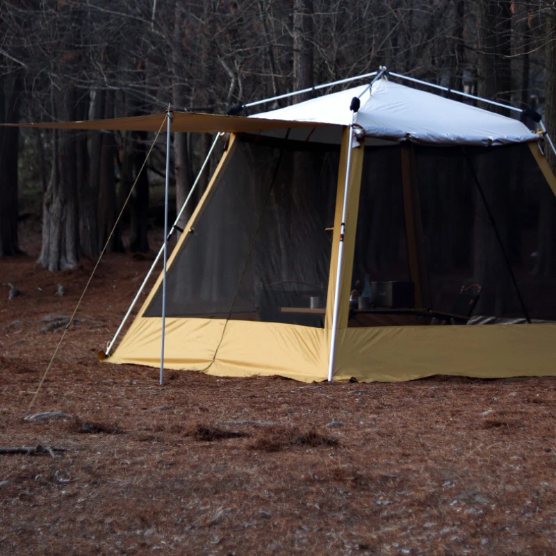 

Outdoor Camping Tent with Automatic Pole Gazebo Waterproof Tent Camping Thickened Sun Protection Awning