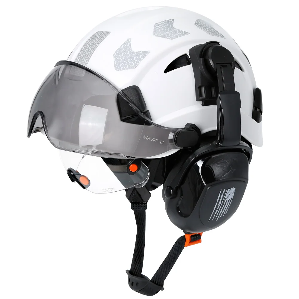 White B with Earmuff