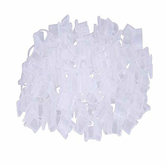 100 Dcs Átlátszó Virágnövények Oltó Klipek Kertészkedés Műanyag Díszek Szerszámok Palánták Termelő Tartók Tároló - Image 5