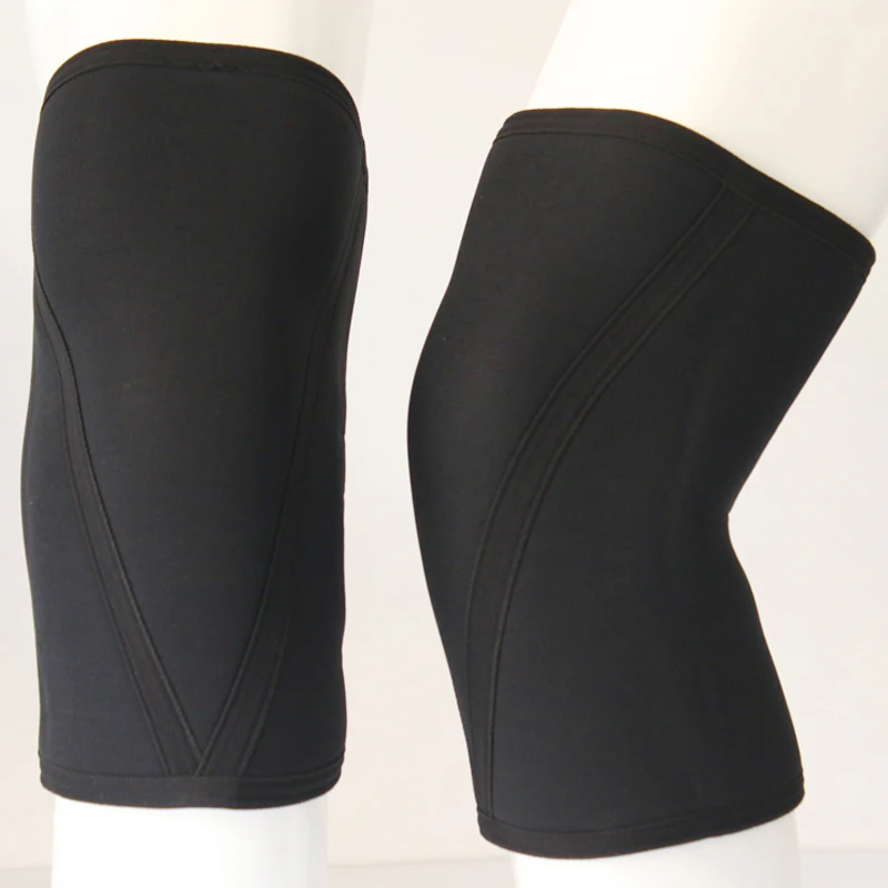 Palestra Powerlifting 7Mm Sollevamento Pesi Compressione Ginocchio Gomito Brace Ginocchiere In Neoprene