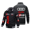 New Audi Motorcycle Jacket Audi RS Logo Printed Men's Jacket Fashion Oversized Outdoor Racing Jacket Cycling Men's Outerwear 1