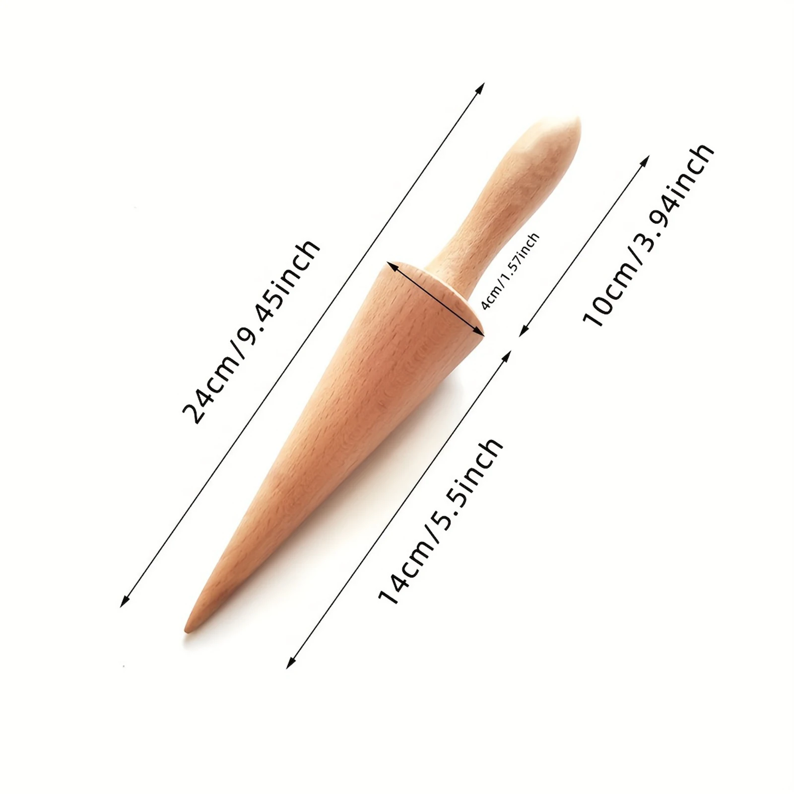 Wooden Egg Roll Ice Cream Cone Mold ice mold DIY Waffle Roller Pastry Mold Kitchen Dessert Tools Baking Accessories