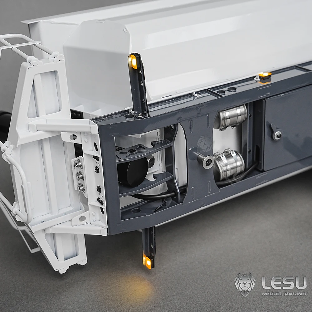 LESU Metal Hydraulic RC Dump Trailer 3Axles 1/14 for DIY TAMIYAYA RC Tractor Truck TOUCAN Remoted Car R620 770S FH16 Vehicle Toy S0da0e194420046ba8fff0c61d9d3056cE