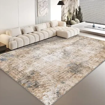 Abstract Plush Area Rug 1