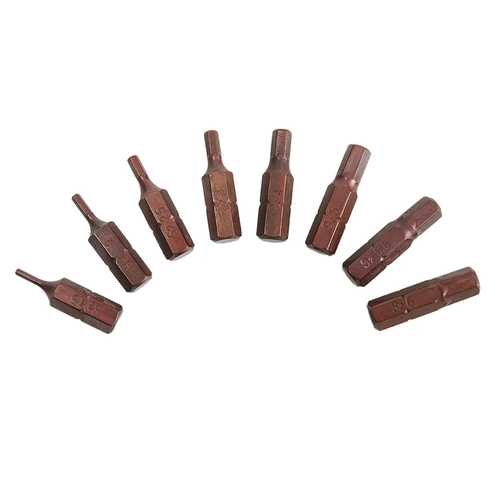

Hand Tools Screwdriver Bits Security 8pcs Torx Star Alloy Steel Driver Bit Hex Shank SL3 SL5 SL6 Screwdriver Bits
