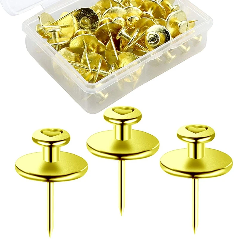 50 Pack Small Nails for Picture Hanging Double Headed Picture Hangers