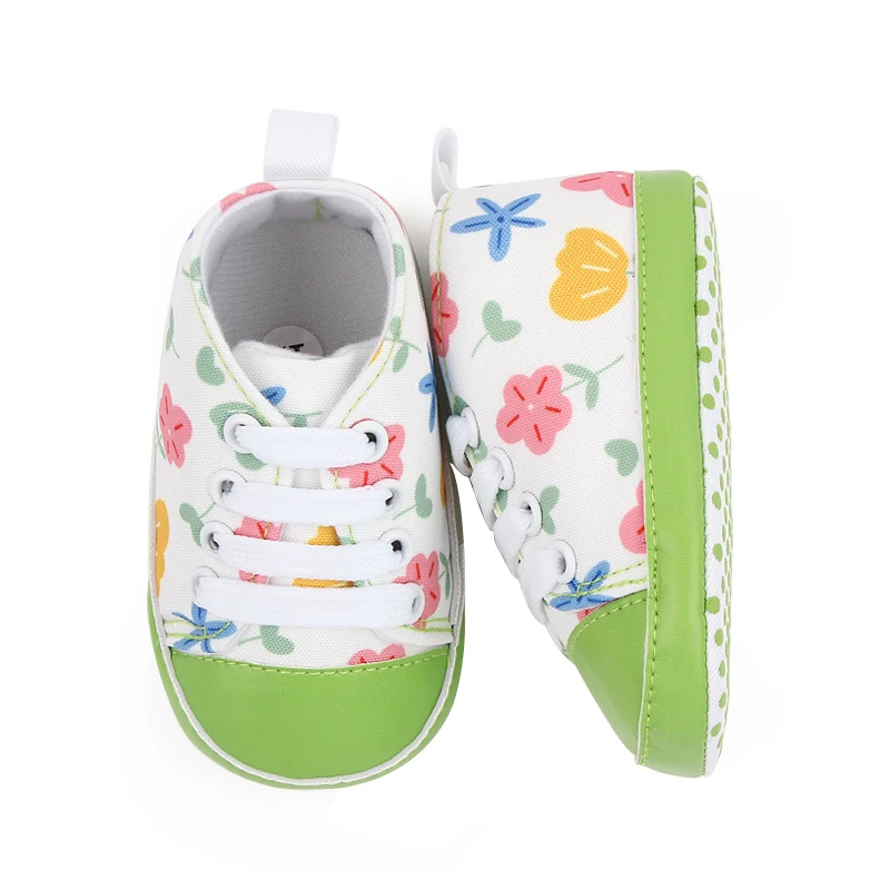 

Baby Canvas Shoes, Flower Planet Gingerbread Man Leopard Print Non-slip Walking Shoes Casual Flats for Girls Boys