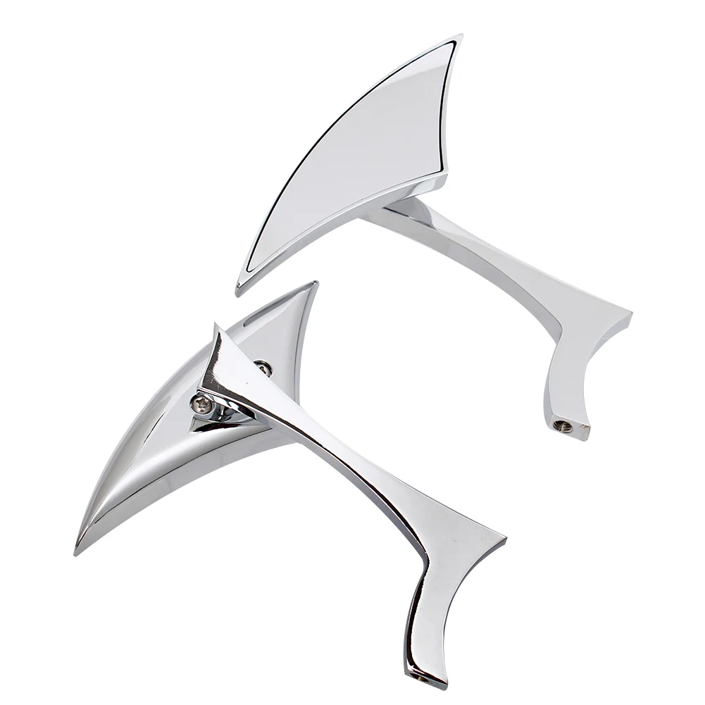 8/10mm Motorcycle Rearview Mirror Side MirrorAdapter and Swivel Adjustable Fit for Harley Honda Kawasaki Suzuki Yama