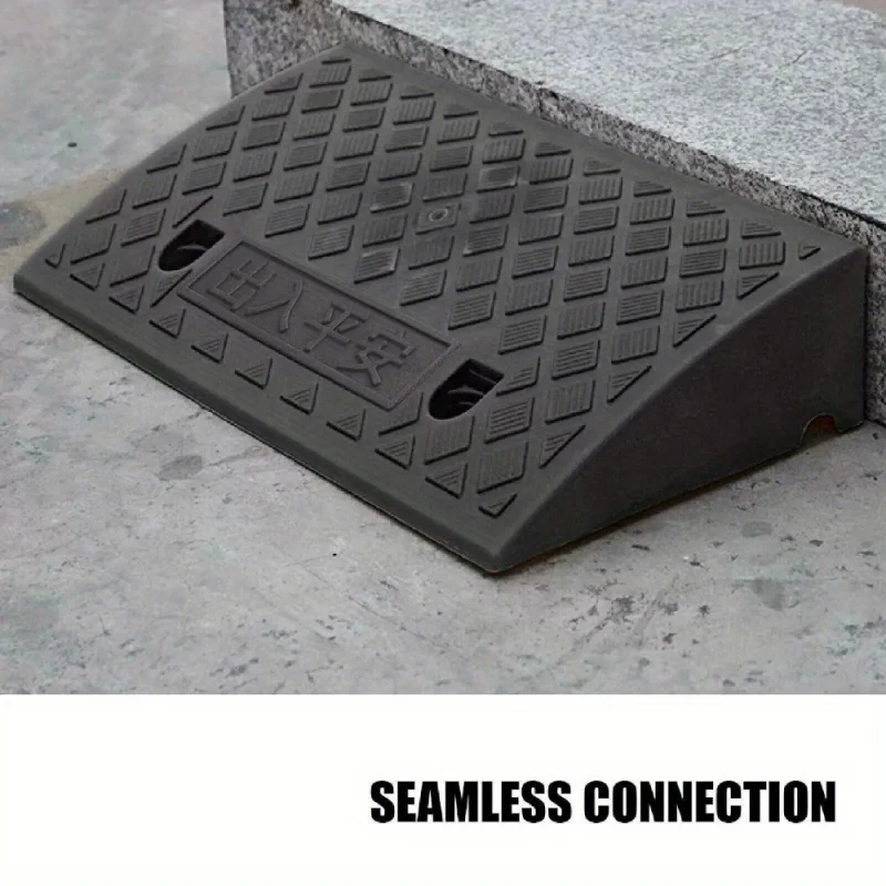 Curb Ramp 1 pc 50x27x9cm Portable Heavy Duty Threshold for Doorway Wheelchair Bike