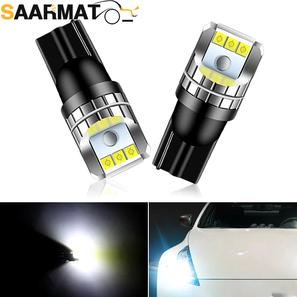2Pcs Ha Condotto La Luce Di Liquidazione T10 W5W 194 168 2825 Csp Chip Per Porsche 911 996 997 Boxster 986 987 Cayenne 9Pa