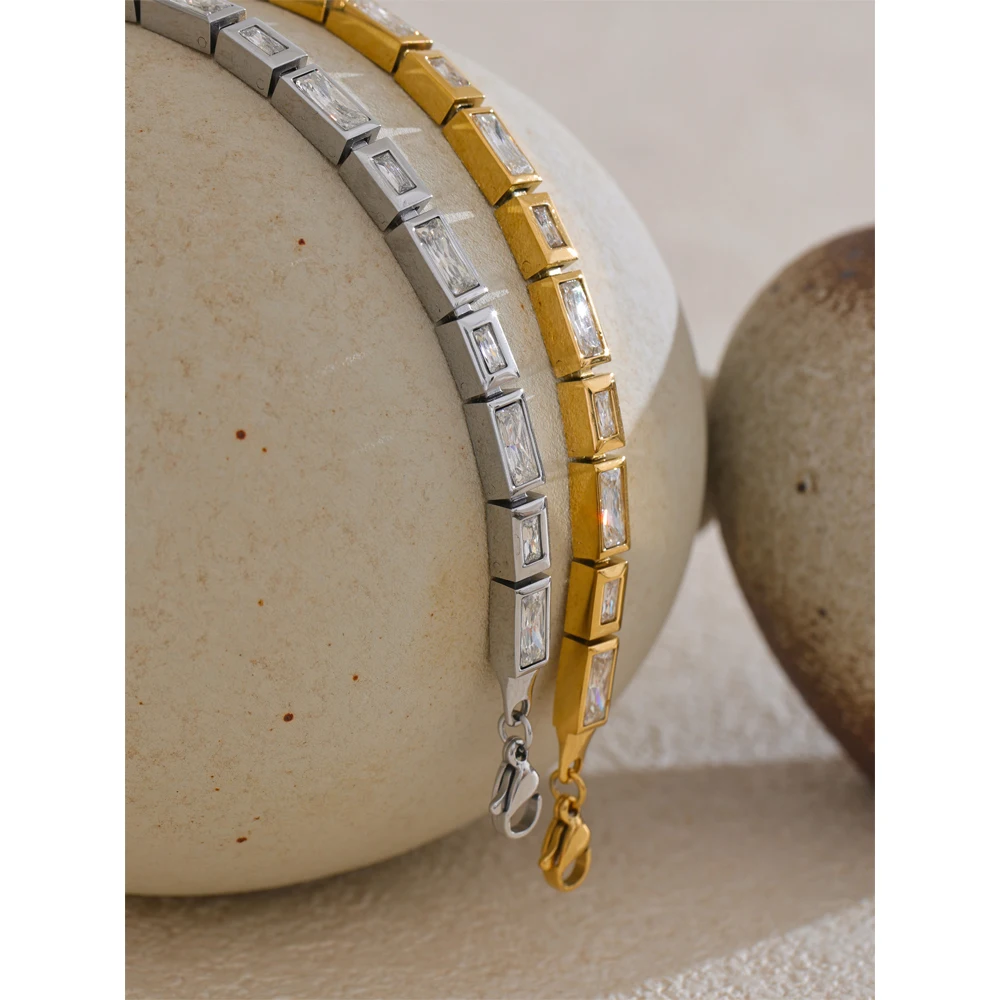 Yhpup Waterproof Cubic Zirconia Bracelet