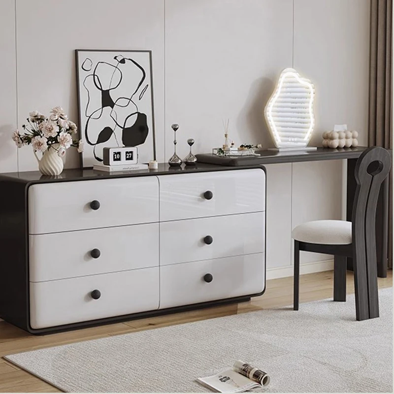 Cassettiera Per Il Trucco Cassetti Per Il Tavolo Mobile Moderno Mobiletto Vanity Desk Specchio Luminoso Mesa De Maquillaje Mobili Per Camera Da Letto