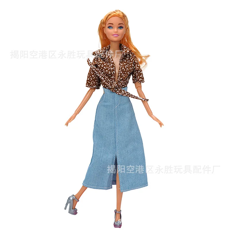 Nueva ropa para muñeca caliente adecuada para muñeca Barbie de 30cm, accesorios para muñeca BJD, juguete para muñeca con bisagra DIY para niña
