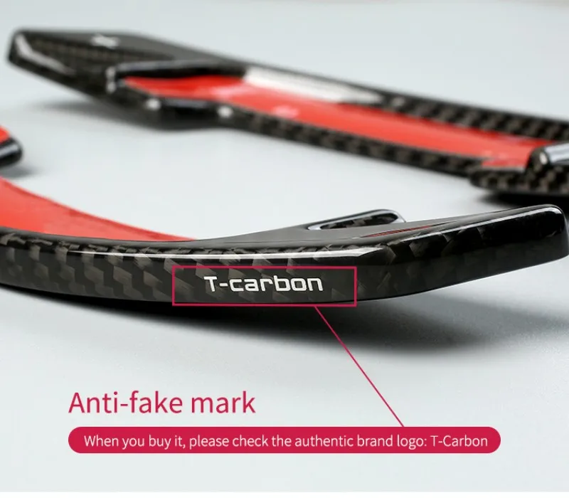 T-carbon Steering Wheel Paddle Shift For Land Rover Range Discovery Sport Evoque Jaguar XE XJ XF Carbon Fiber Paddle Shifter