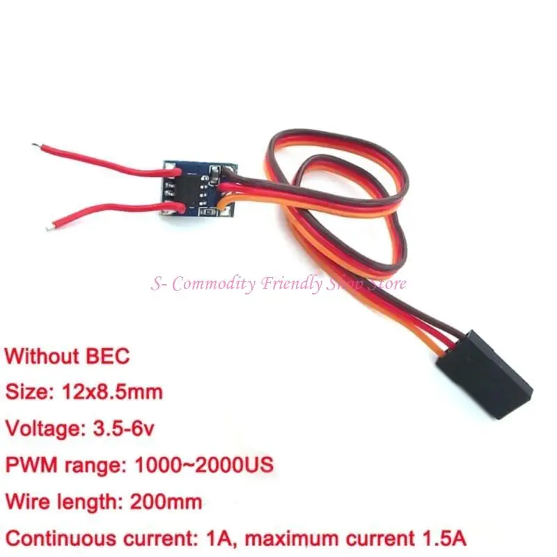 Mini DC-motorregelaar 5V bidirectionele ESC voor RC-auto robot
