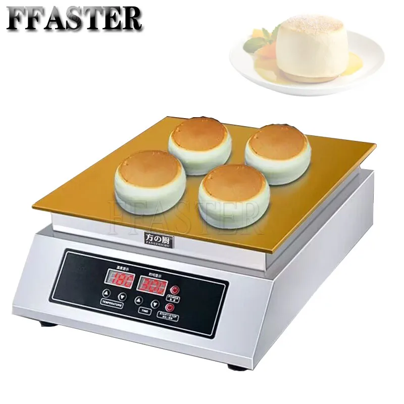 

Single Head With Lid Digital Display Souffle Bun Machine Japanese Souffle Pancakes Maker Machine