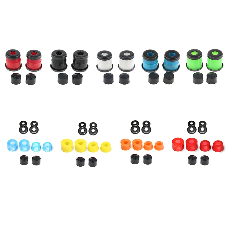 

1 Set Skateboard Truck Rebuild Kit Bushings Washers Pivot Cups Shock Absorber Polyurethane For 7 In Bracket Scooter Accessories