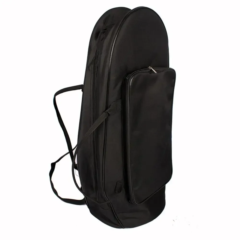 Backpack Portable Musical Instrument Bag Black Oxford Cloth Musical Instrument Bag Waterproof Horn/Tenor/Tuba