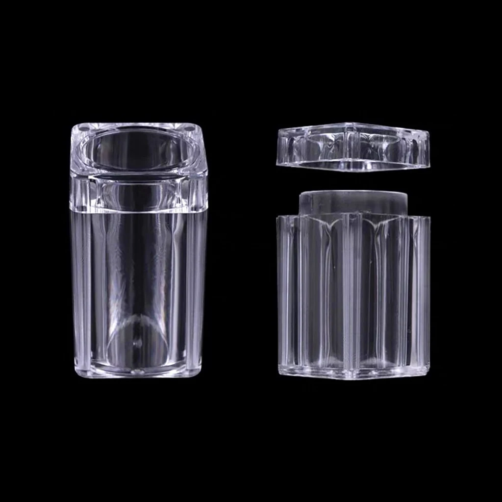 1Pcs Square Coin Tube Clear Acrylic Coin Holder Storage Box Container with Screw Lid for 27mm Coins Collection Supplies 4