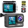 G9SE Action Camera 5K30fps 4K60fps 48MP 2.0 Touch LCD EIS DVR Webcam Dual Screen Wi-Fi 170D Waterproof 30M 5X Zoom Sports Camera 2