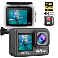 G9SE Action Camera 5K30fps 4K60fps 48MP 2.0 Touch LCD EIS DVR Webcam Dual Screen Wi-Fi 170D Waterproof 30M 5X Zoom Sports Camera 2