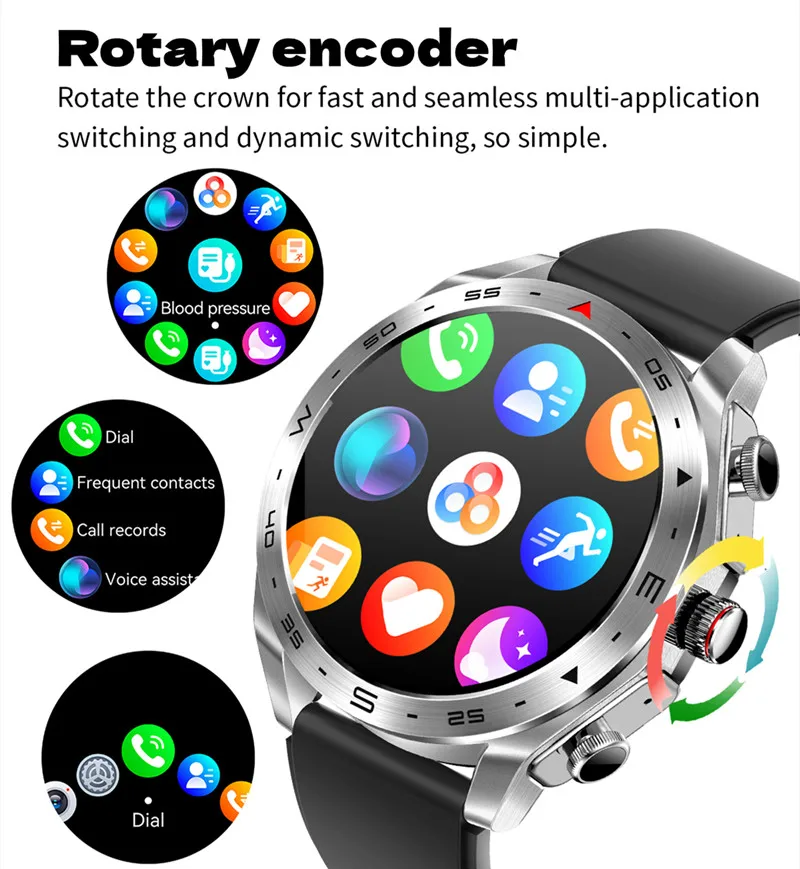 남성용 스마트 워치 TWS 헤드셋, 투인원 블루투스 통화, 야외 스포츠 시계, 400mAh 배터리, 심박수 혈압 수면