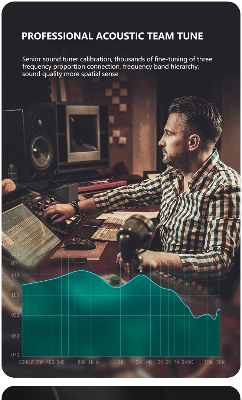 Auriculares in-ear con cable cancelación ruido y micrófono bajo_voghion.com