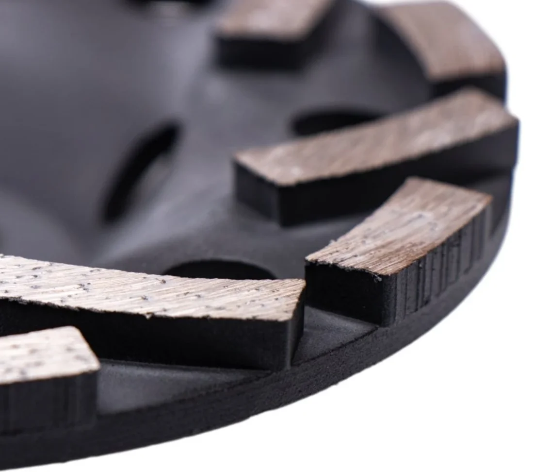 4.5''-7'' Cyclone Diamond Sintered Grinding Cup Wheel 115-180mm Concrete Granite Marble Grind Abrasive Discs Thicken Segments