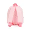 Girls and Boys Kindergarten Shoulders Bags Children's Cartoon Unicorn Plush Big Eyed Backpack Children's Colorful Plush Backpack 2