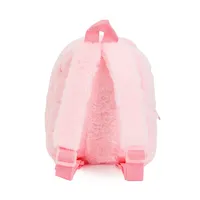Girls and Boys Kindergarten Shoulders Bags Children's Cartoon Unicorn Plush Big Eyed Backpack Children's Colorful Plush Backpack 2