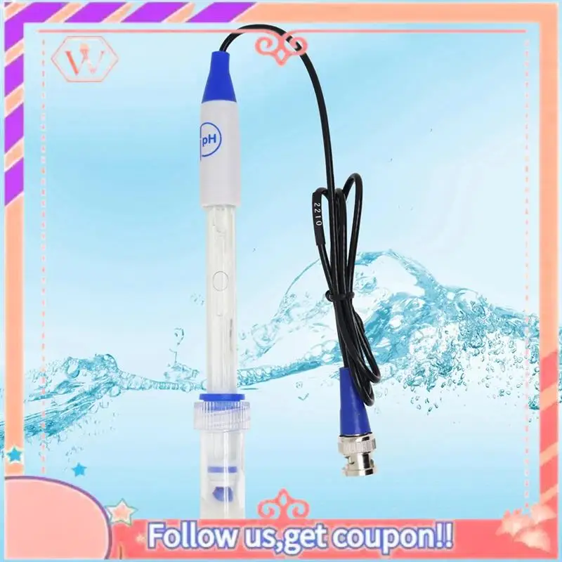 Upgraded PH Replacement Probe Aquarium Hydroponic Laboratory Electrode PH Sensor Potential Test BNC Q9 Connector
