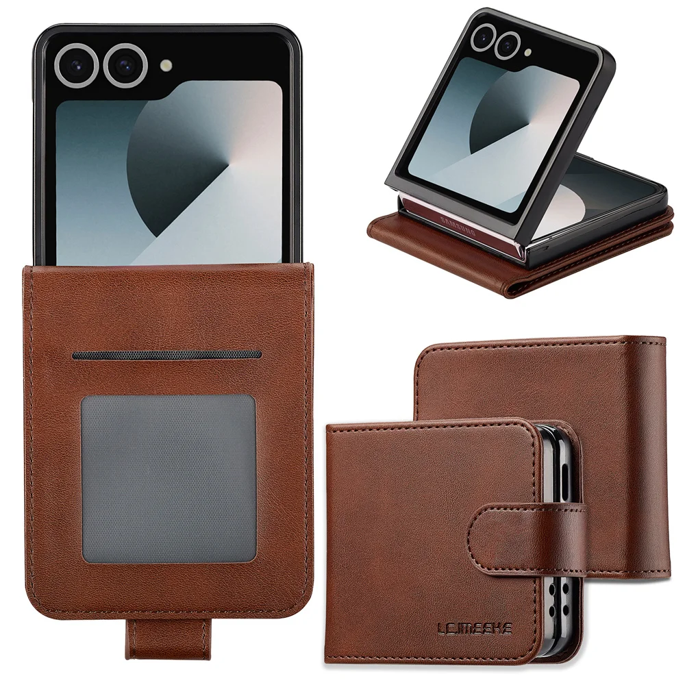 Premium Wallet Case with Card Holder - PU Leather Flip Cover
