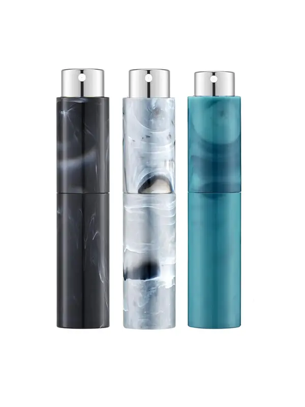 3 Marble-Patterned 10ml Perfume Spray Bottles for Travel, 3 Dispensers, Refillable Cologne Containers, Empty Spray Bottles, Suitable for Mini Spray Bottle Sizes - Image 5