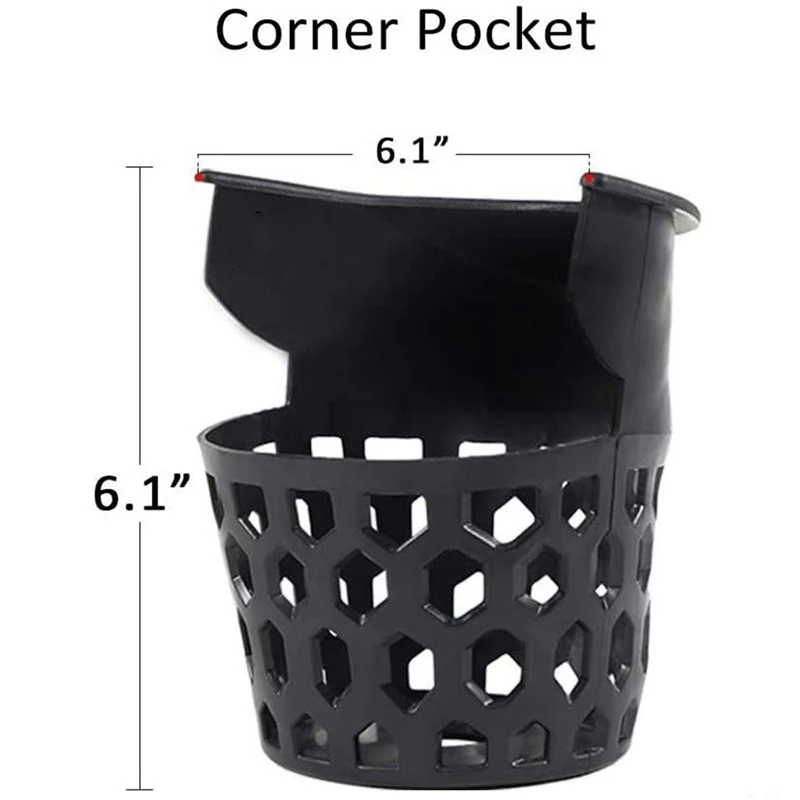 Tasche Per Tavolo Da Biliardo Da 6 Pezzi Tasche Di Ricambio Per Web In Plastica Resistente Per Tavolo Da Biliardo, Accessori Da Biliardo