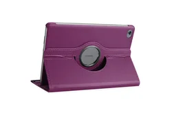 360 Rotating PU Leather Cover Case for Huawei M5 lite10 (PURPLE)