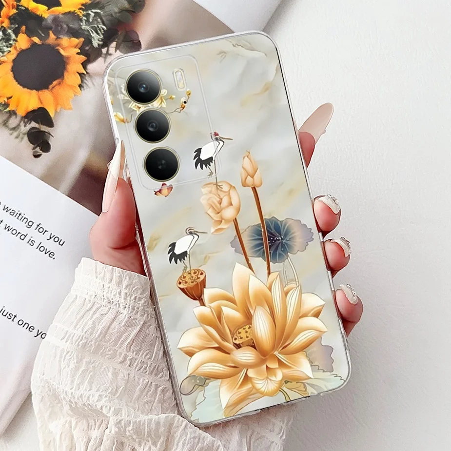 Stylish Painted Soft Silicone Phone Case - Back Cover Bags for Smartphone Protection